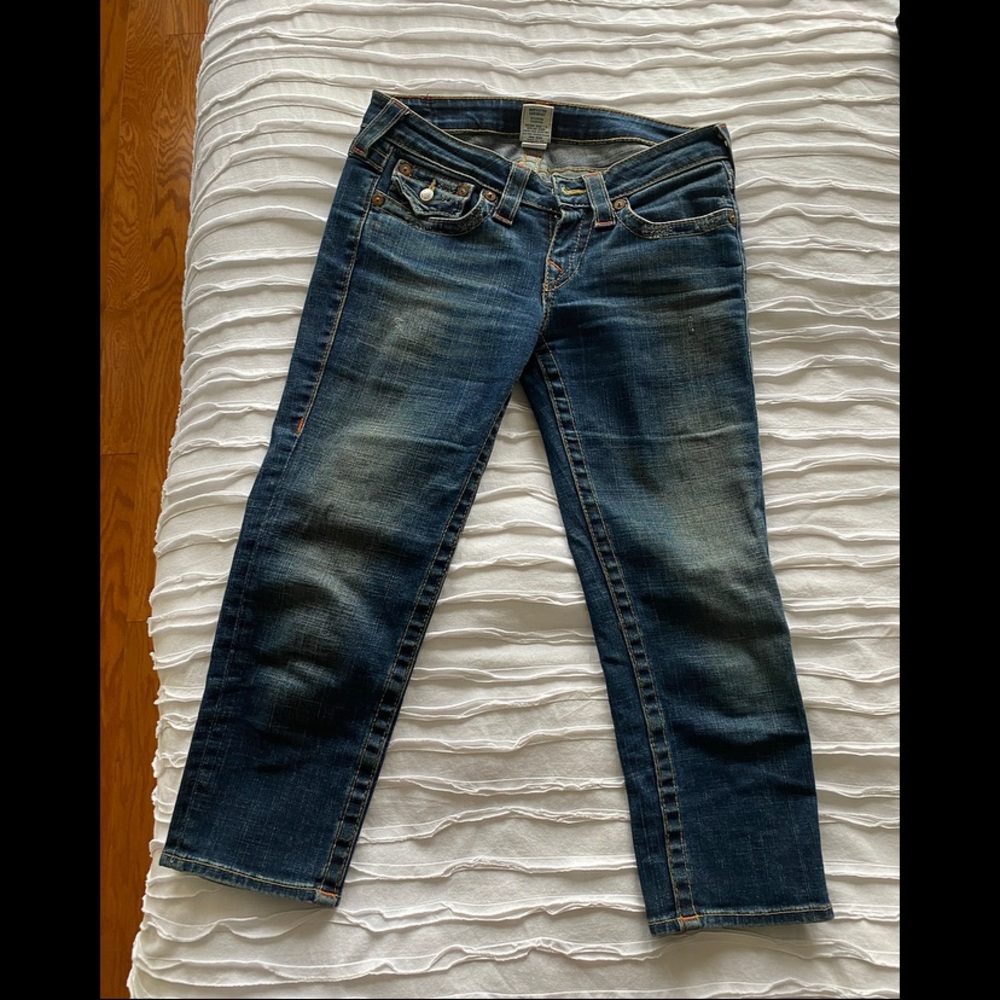 True Religion Cropped Jeans